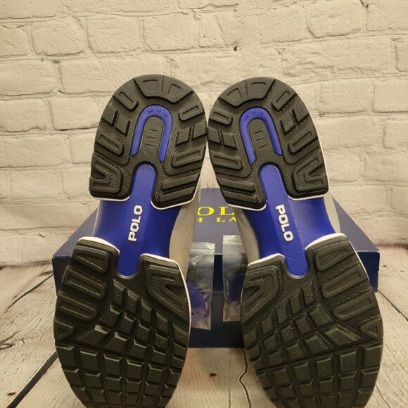 Polo Ralph Lauren Men's Jogger Suede & Mesh Sneaker - Picture 8 of 9